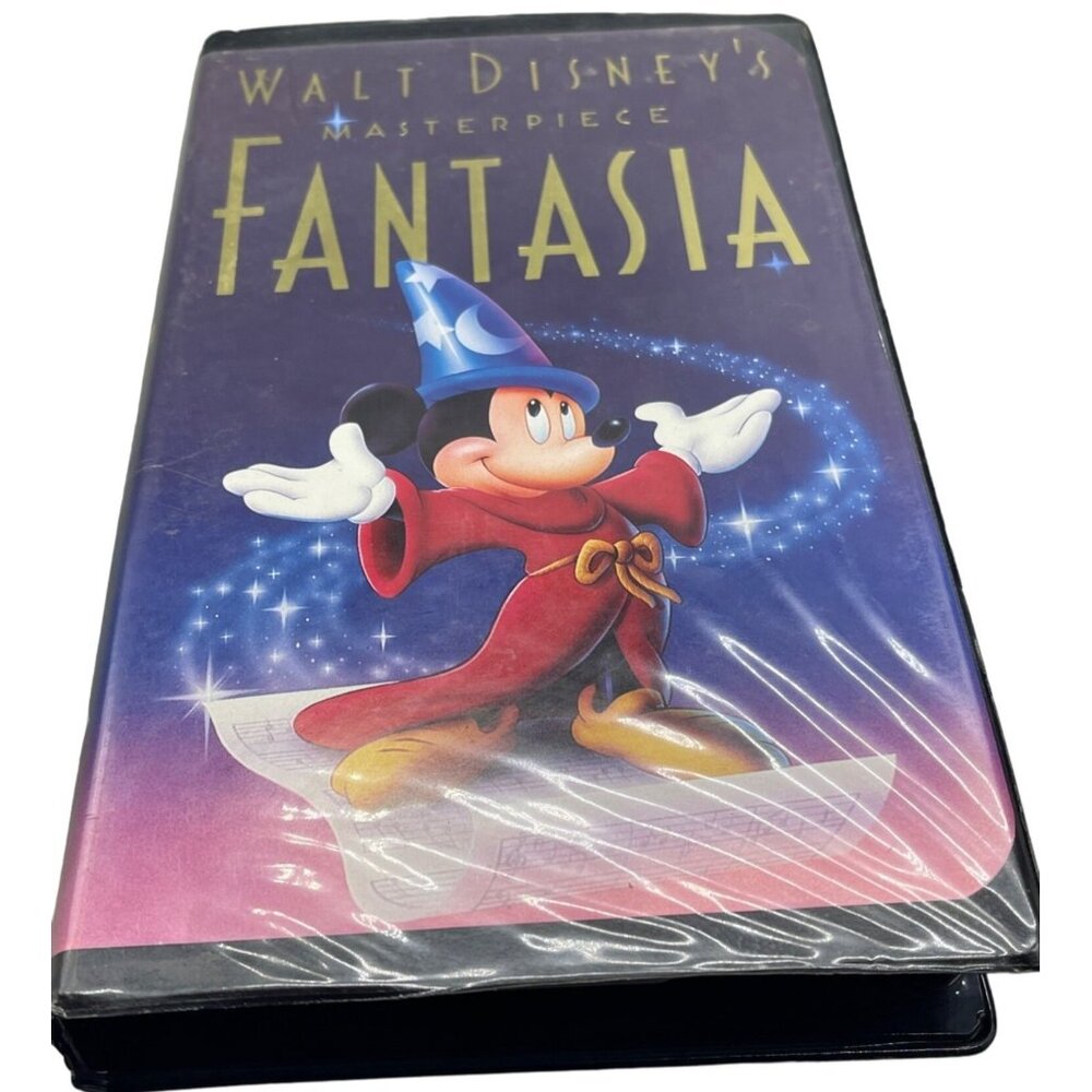 vintage Walt Disney's masterpiece Fantasia VHS diamond edition English READ